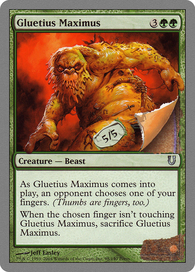 Gluetius Maximus [Unhinged] | Boutique FDB TCG