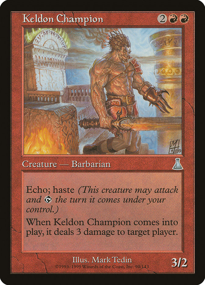 Keldon Champion [Urza's Destiny] | Boutique FDB TCG