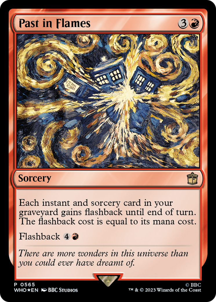 Past in Flames [Doctor Who Promos] | Boutique FDB TCG