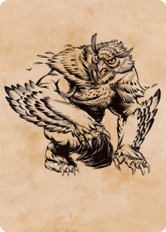 Owlbear (Showcase) Art Card [Dungeons & Dragons: Adventures in the Forgotten Realms Art Series] | Boutique FDB TCG