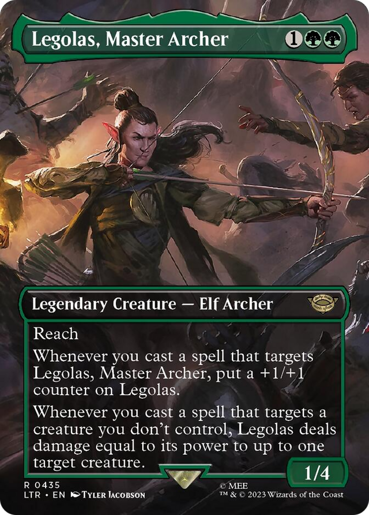Legolas, Master Archer (Borderless Alternate Art) [The Lord of the Rings: Tales of Middle-Earth] | Boutique FDB TCG