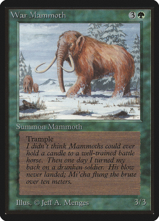 War Mammoth [Beta Edition] | Boutique FDB TCG