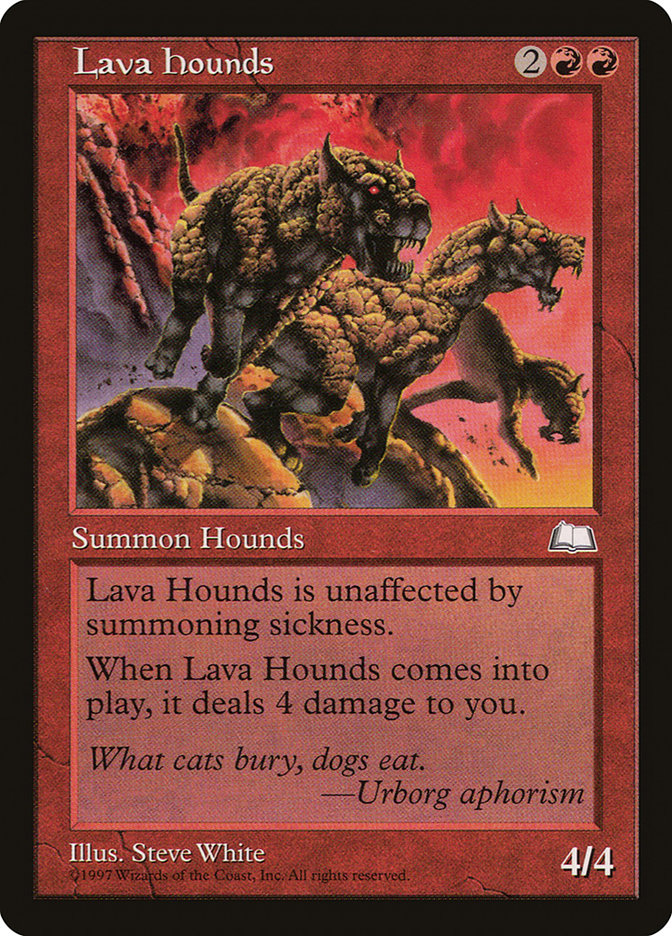 Lava Hounds [Weatherlight] | Boutique FDB TCG