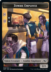 Zombie Employee // Food (010) Double-Sided Token [Unfinity Tokens] | Boutique FDB TCG