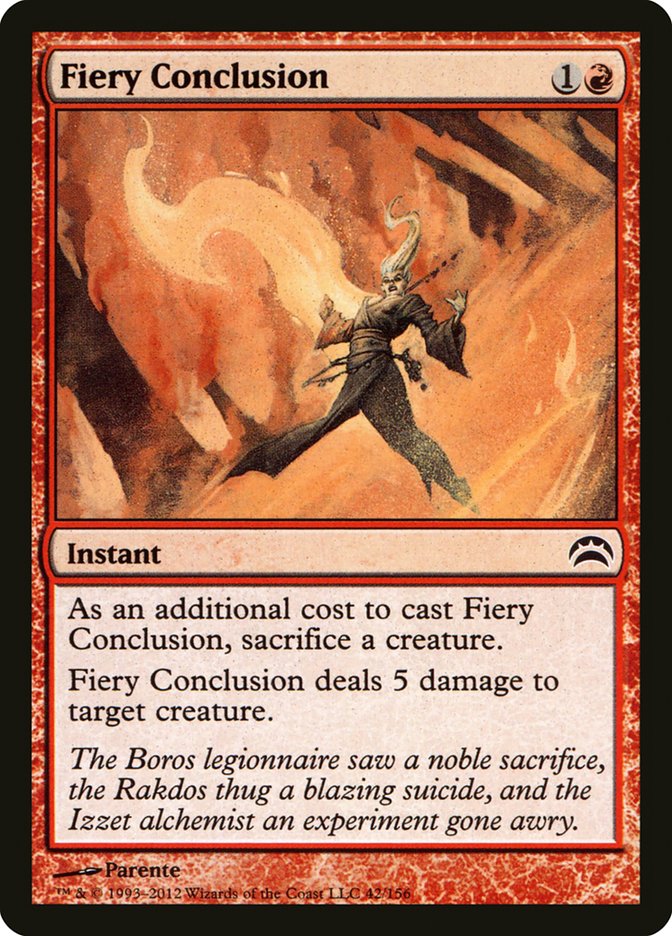 Fiery Conclusion [Planechase 2012] | Boutique FDB TCG