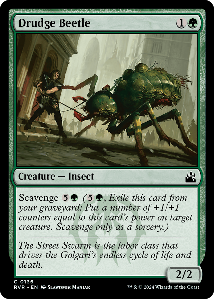 Drudge Beetle [Ravnica Remastered] | Boutique FDB TCG