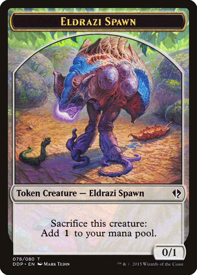 Eldrazi Spawn Token (078/080) [Duel Decks: Zendikar vs. Eldrazi] | Boutique FDB TCG