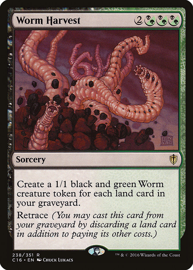 Worm Harvest [Commander 2016] | Boutique FDB TCG