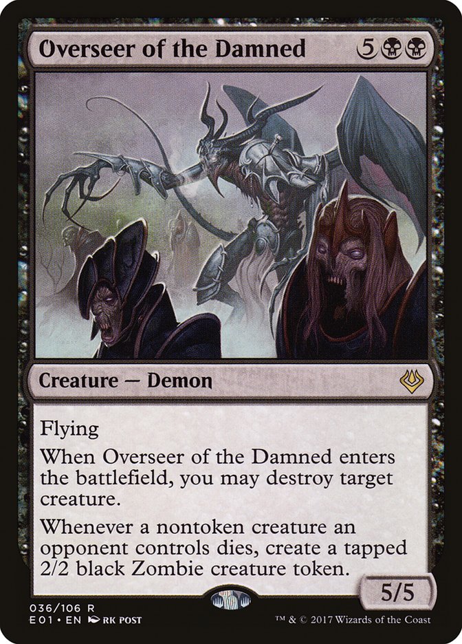 Overseer of the Damned [Archenemy: Nicol Bolas] | Boutique FDB TCG