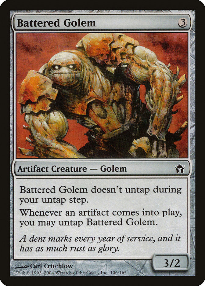 Battered Golem [Fifth Dawn] | Boutique FDB TCG