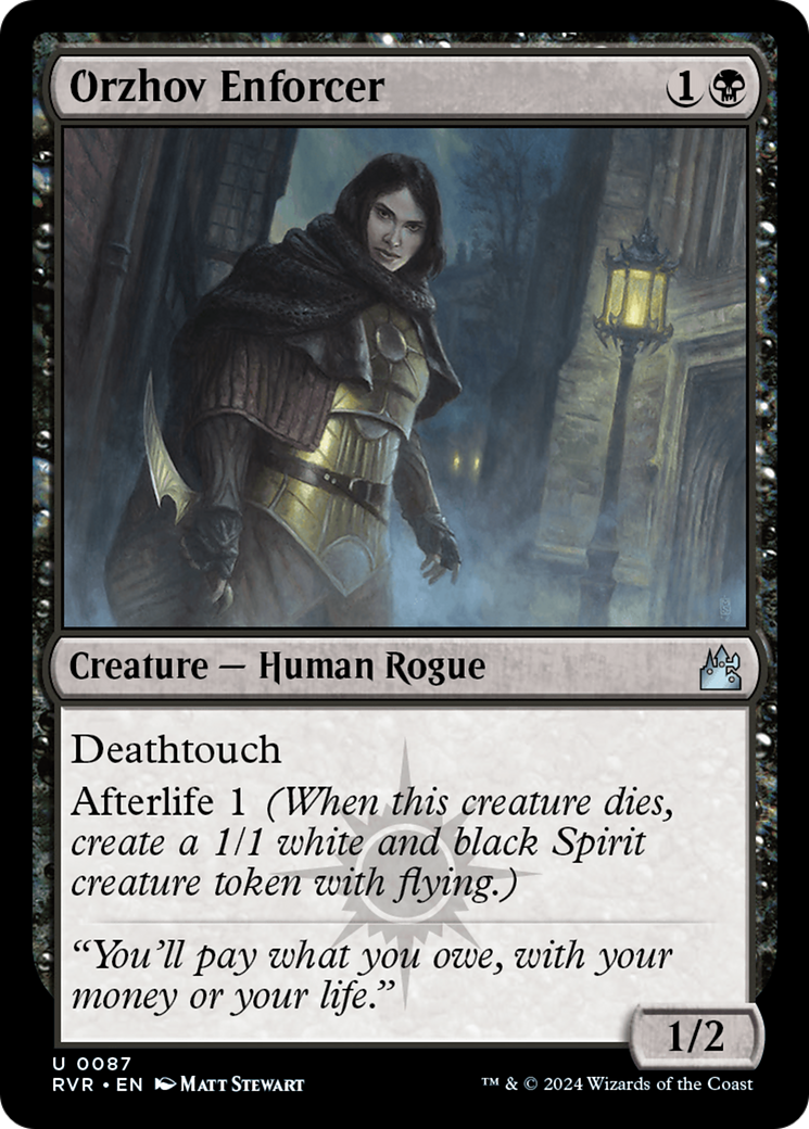 Orzhov Enforcer [Ravnica Remastered] | Boutique FDB TCG