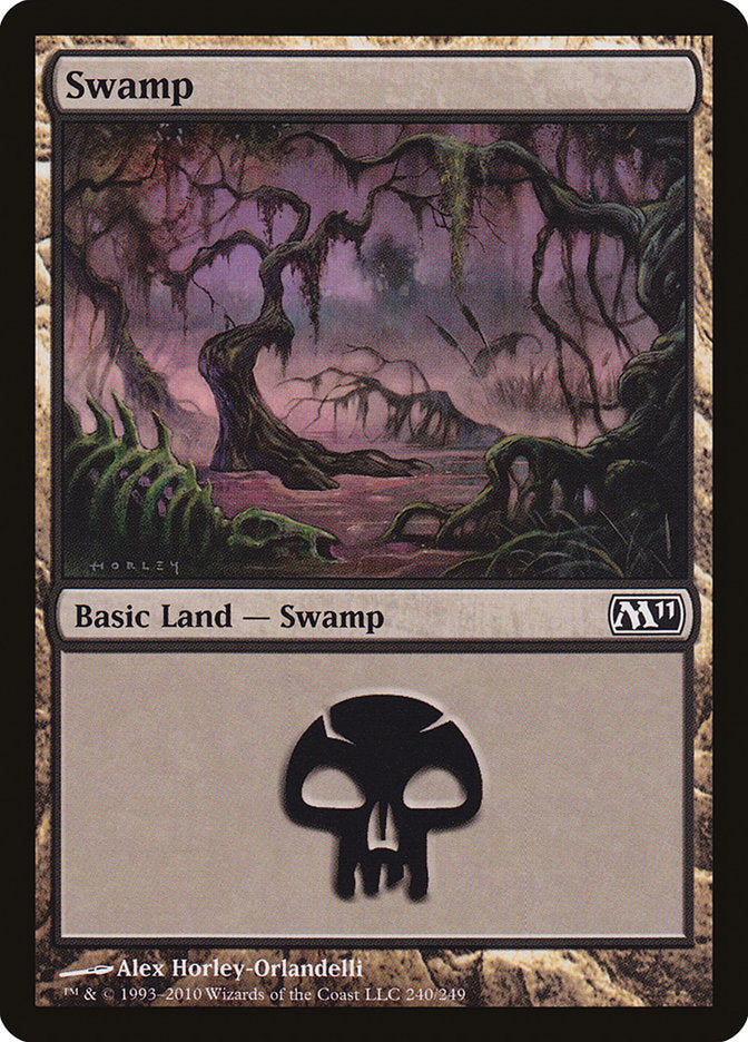 Swamp (240) [Magic 2011] | Boutique FDB TCG