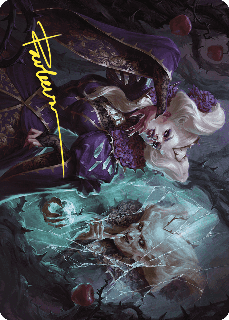 Conceited Witch Art Card (Gold-Stamped Signature) [Wilds of Eldraine Art Series] | Boutique FDB TCG