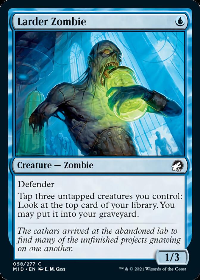 Larder Zombie [Innistrad: Midnight Hunt] | Boutique FDB TCG