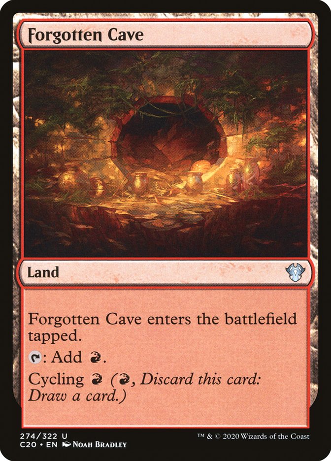 Forgotten Cave [Commander 2020] | Boutique FDB TCG