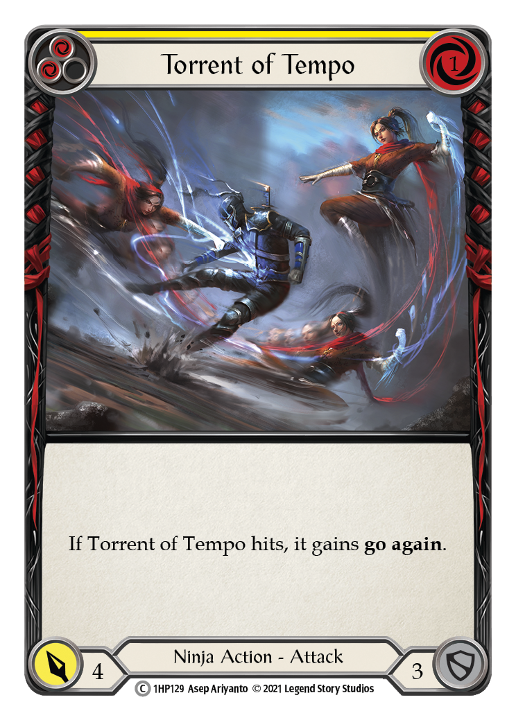 Torrent of Tempo (Yellow) [1HP129] (History Pack 1) | Boutique FDB TCG