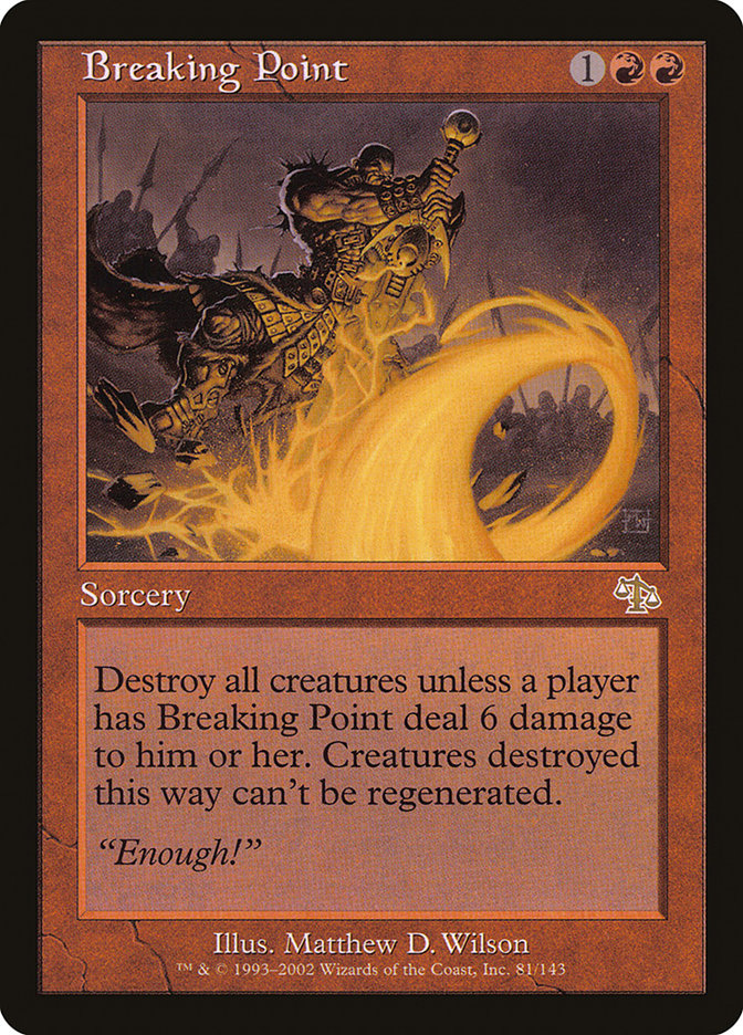 Breaking Point [Judgment] | Boutique FDB TCG