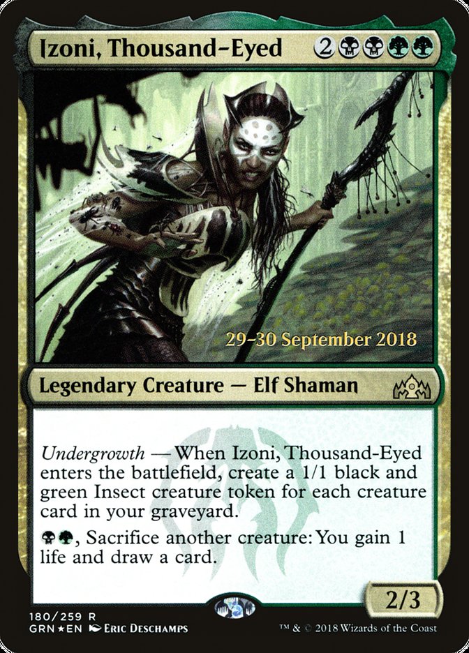 Izoni, Thousand-Eyed [Guilds of Ravnica Prerelease Promos] | Boutique FDB TCG