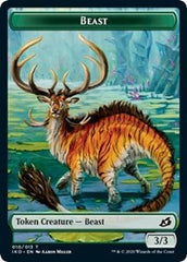 Beast // Human Soldier (005) Double-Sided Token [Ikoria: Lair of Behemoths Tokens] | Boutique FDB TCG