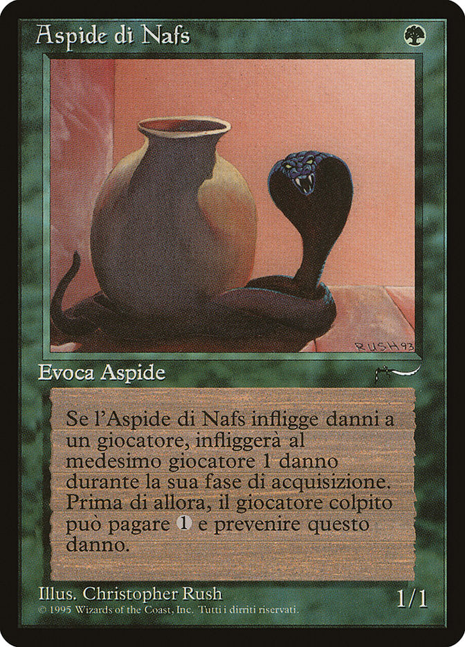 Nafs Asp (Italian) - "Aspide di Nafs" [Rinascimento] | Boutique FDB TCG