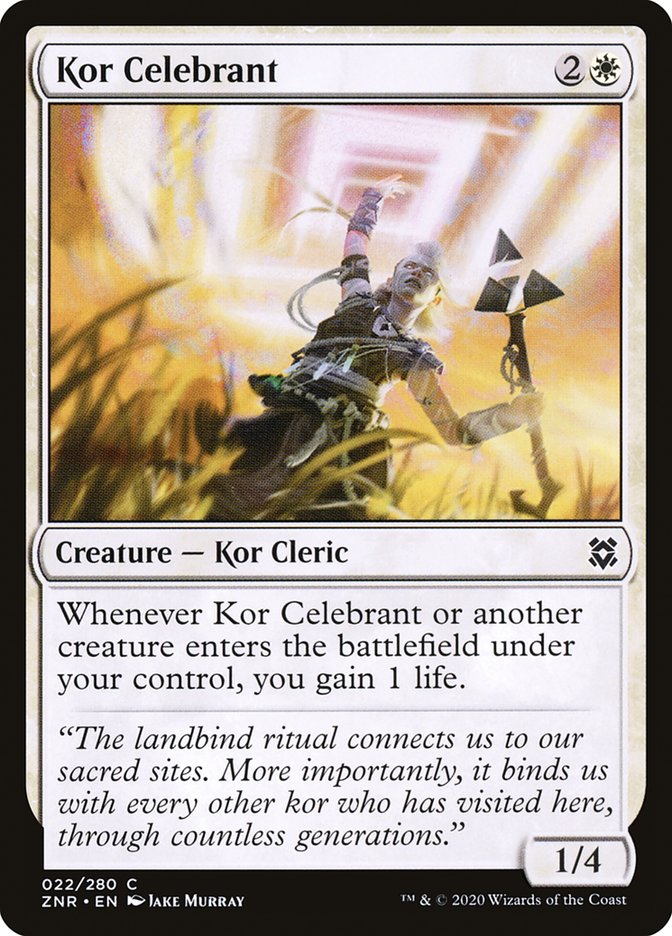 Kor Celebrant [Zendikar Rising] | Boutique FDB TCG