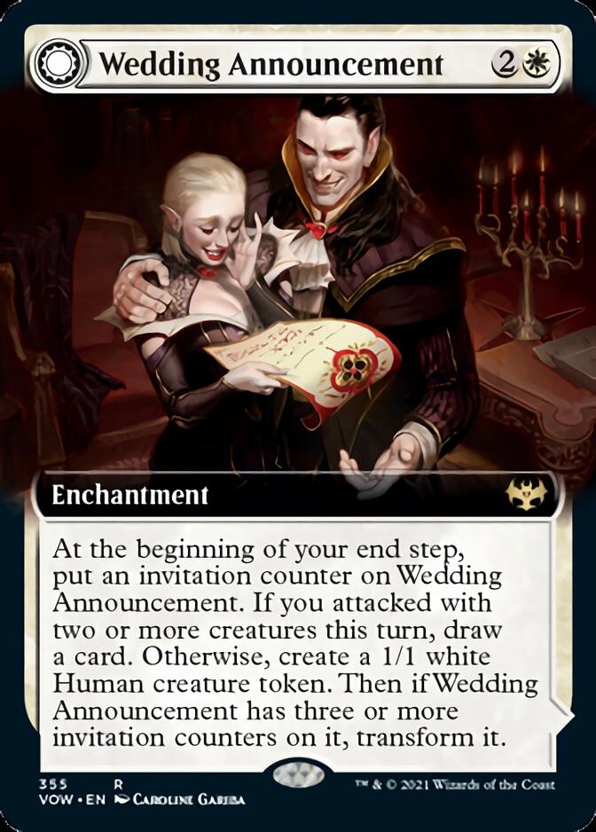 Wedding Announcement // Wedding Festivity (Extended Art) [Innistrad: Crimson Vow] | Boutique FDB TCG