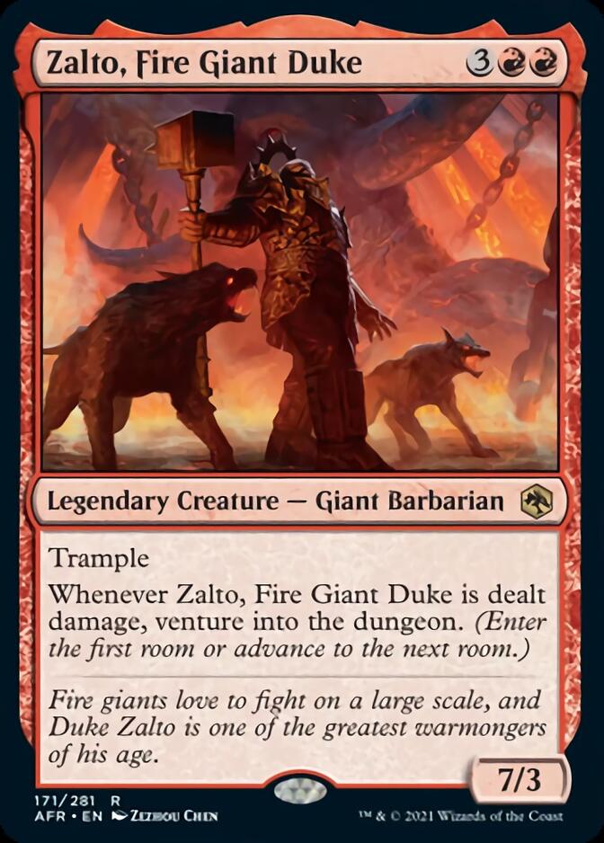 Zalto, Fire Giant Duke [Dungeons & Dragons: Adventures in the Forgotten Realms] | Boutique FDB TCG