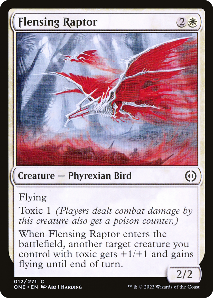 Flensing Raptor [Phyrexia: All Will Be One] | Boutique FDB TCG