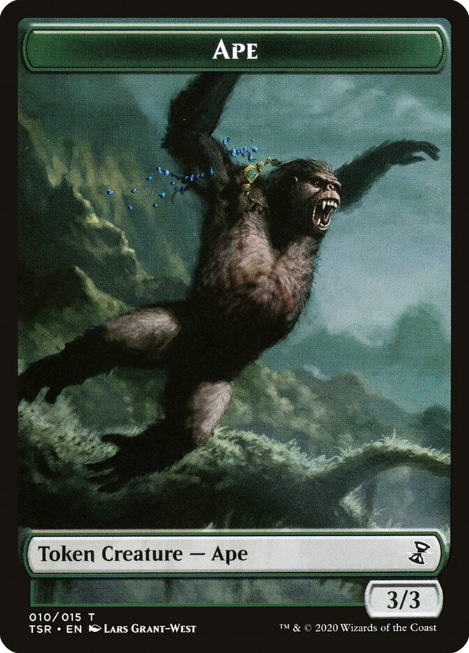 Angel // Ape Double-Sided Token [Double Masters Tokens] | Boutique FDB TCG