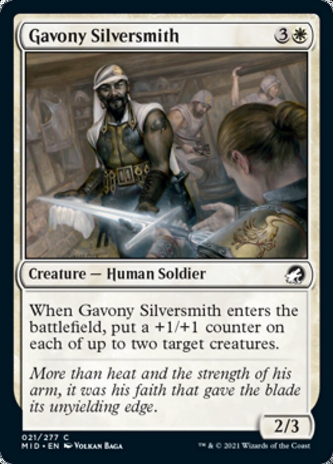 Gavony Silversmith [Innistrad: Midnight Hunt] | Boutique FDB TCG