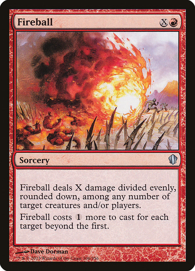 Fireball [Commander 2013] | Boutique FDB TCG