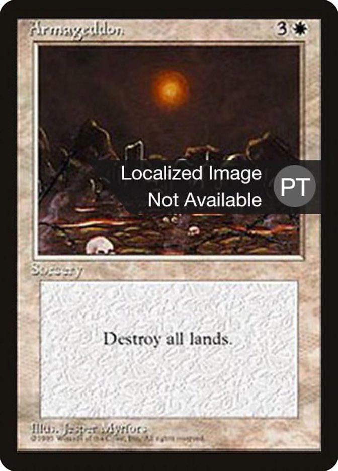 Armageddon [Fourth Edition (Foreign Black Border)] | Boutique FDB TCG