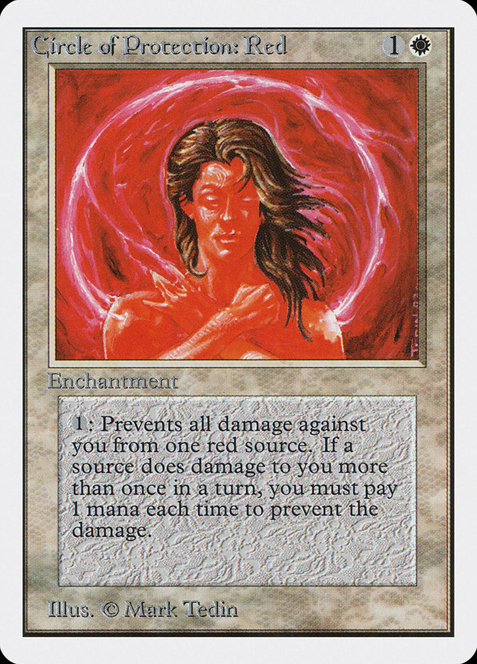 Circle of Protection: Red [Unlimited Edition] | Boutique FDB TCG