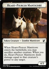 Heart-Piercer Manticore // Dragon Double-Sided Token [Commander 2019 Tokens] | Boutique FDB TCG