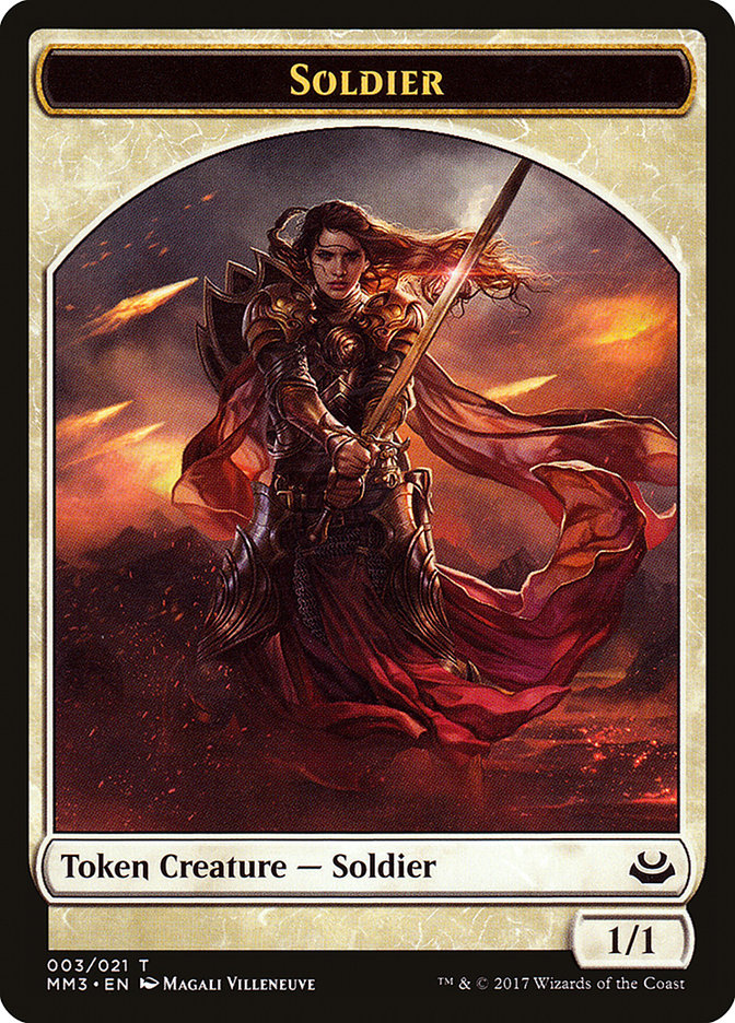 Soldier Token (003/021) [Modern Masters 2017 Tokens] | Boutique FDB TCG