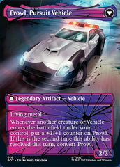 Prowl, Stoic Strategist // Prowl, Pursuit Vehicle (Shattered Glass) [Transformers] | Boutique FDB TCG