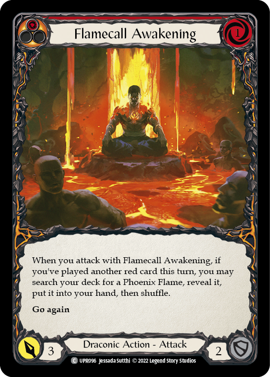 Flamecall Awakening [UPR096] (Uprising) | Boutique FDB TCG