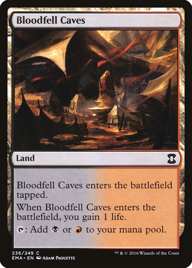 Bloodfell Caves [Eternal Masters] | Boutique FDB TCG