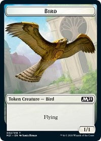 Bird // Treasure Double-Sided Token [Core Set 2021 Tokens] | Boutique FDB TCG