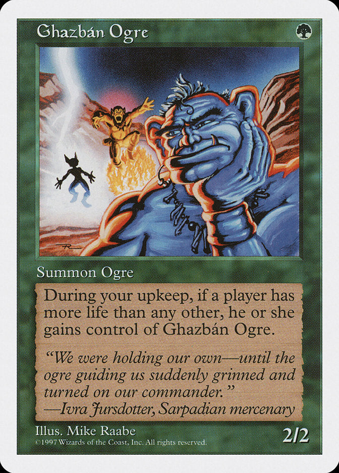 Ghazban Ogre [Fifth Edition] | Boutique FDB TCG