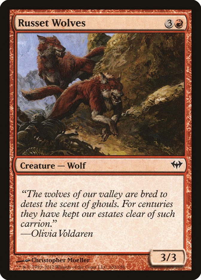Russet Wolves [Dark Ascension] | Boutique FDB TCG