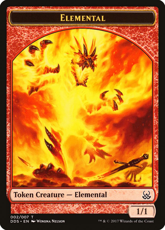 Elemental Token [Duel Decks: Mind vs. Might Tokens] | Boutique FDB TCG