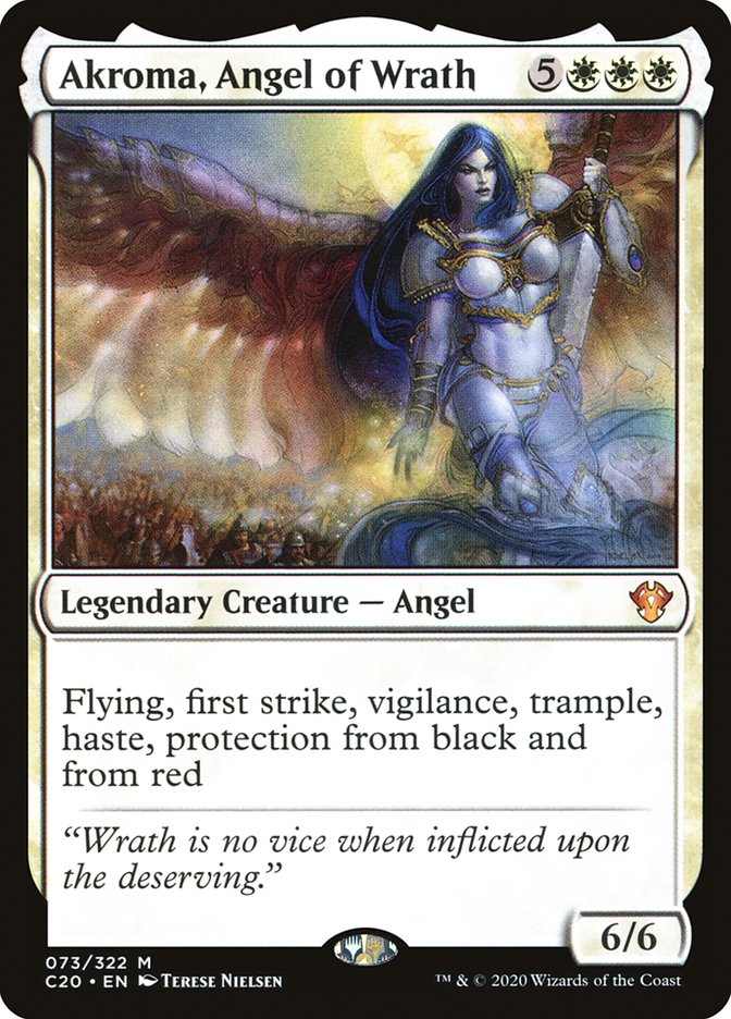 Akroma, Angel of Wrath [Commander 2020] | Boutique FDB TCG