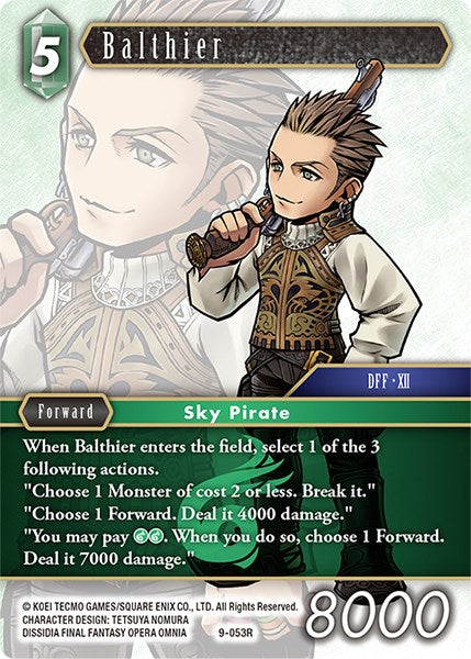 Balthier [Opus IX] | Boutique FDB TCG