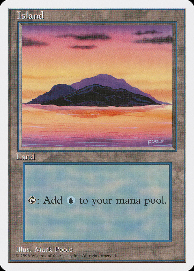 Island (Dark Clouds, Signature on Bottom Right) [Introductory Two-Player Set] | Boutique FDB TCG