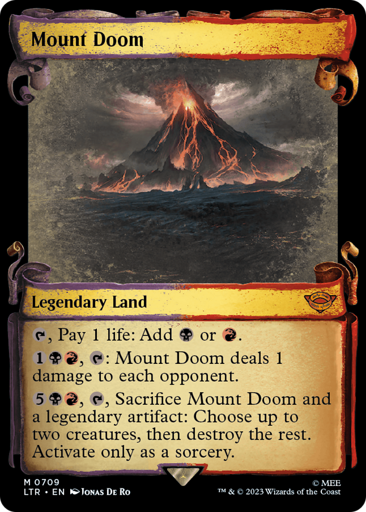 Mount Doom [The Lord of the Rings: Tales of Middle-Earth Showcase Scrolls] | Boutique FDB TCG