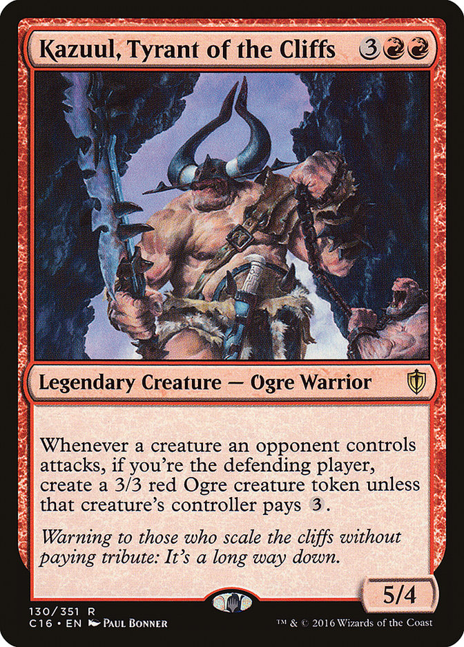 Kazuul, Tyrant of the Cliffs [Commander 2016] | Boutique FDB TCG