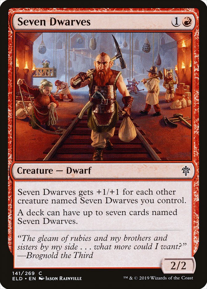 Seven Dwarves [Throne of Eldraine] | Boutique FDB TCG