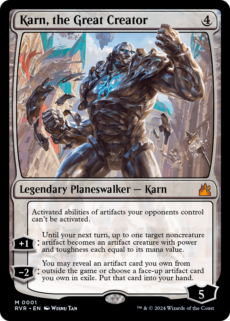 Karn, the Great Creator [Ravnica Remastered] | Boutique FDB TCG