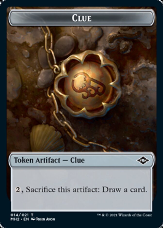 Clue Token (14) [Modern Horizons 2 Tokens] | Boutique FDB TCG